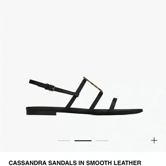 *Authentic* YSL Cassandra sandals in smooth  leather - Picture 4 of 7
